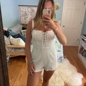 White Eyelet Romper